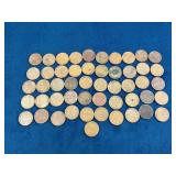 50 Wheat Pennies Collection