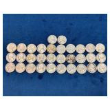 32 Pre-1964 Jefferson Nickels