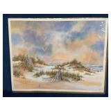 Numbered and Signed Print by Erica Hoyt, Beach Sce