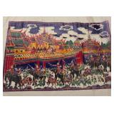 Large Thai Cut-Out Artwork on Vellum-Like or Thin