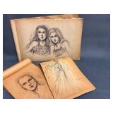 Alfred Richardson Simson Sketchbooks Featuring Art