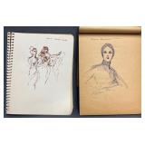 Alfred Richardson Simson Sketchbooks Featuring Art