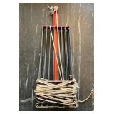 Manual Chimney Sweep Tool with Steel Bristles and