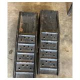 Metal Automotive Vehicle Ramps in Black Finish