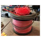 Giant Spool of Weedeater Line and Roll of Coated C