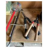 Gardening and Hand Tools Including Nut Picker, She