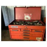 Red Remline Tool Chest With Assortment Of Tools
