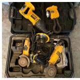 DeWalt Power Tool Lot with Cases and Accessories