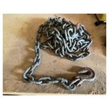 Approx 20-Foot Metal Chain with Hooks