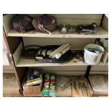 Three Shelves of Miscellaneous Automotive Parts an