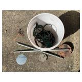 Bucket Wind chimes Electrical Cords