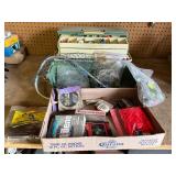 Fishing Gear and Tackle Collection with Tackle Box