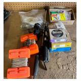 Fishing Supplies with Rod Holders, Line, and Acces