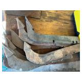 6 Scarifier or Ripper Shanks in Various Conditions