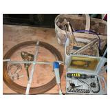 Lot with Screw Clamps and Tools