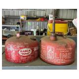 Metal Gas Cans by Eagle and Soline