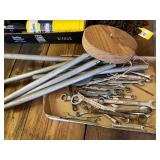 Wrenches Including Craftsman and Metal Wind Chimes
