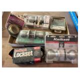 Kwikset Door Knobs, Locks, and Reflective Tape