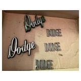 Vintage Dodge Emblems in Various Styles and Finish