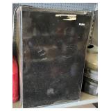 Haier Black Compact Mini Refrigerator with Freezer