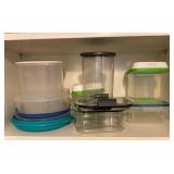 Plastic and Glass Food Storage Containers