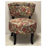 Pier 1 Imports Upholstered Chair Distressed Cat-Da