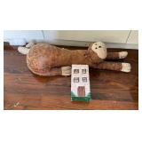 Decorated Brick With Doorstop and Cat Door Draft S
