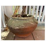 Handmade Ceramic Pottery Planter with Handles and