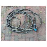 Garden Hose with Spray Nozzle Attachment