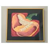 Framed Art Featuring Bell Pepper by Sydney Shealy