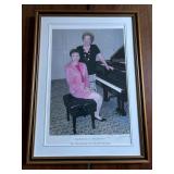 Framed Photograph of Elisa Moskovitz and Emily Rem