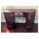Mahogany Kneehole Desk by Williamsport Furniture C