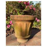 Terracotta Planter with Fluted Design