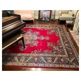Genuine Hand-Woven Tabriz Oriental Rug, 88 x 116 I