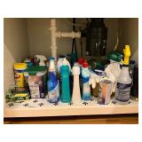 Household Cleaning Supplies Under Sink