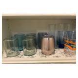 Glassware and a Stainless Steel Tumbler