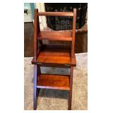 Convertible Wooden Library Step Chair