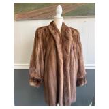 Vintage Henig Furs Mink Fur Coat, 34' Length, 20'