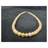 Freshwater Pearl Necklace With Gold-Fill Clasp, 16