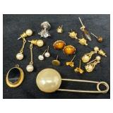 Small Jewelry Items Including Earrings, Pendant, a