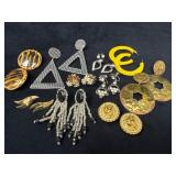 Earring Lot with Mix of Clip-On and Pierced Styles