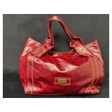 Large Red Slouchy Handbag From Ferchi Made in Spai