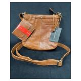 Spike & Sparrow Genuine Leather Crossbody Bag with