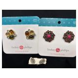 Two Pairs of Lindsay Phillips Snap-On Embellishmen