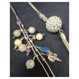 Long Necklaces with Beaded and Pendant Designs