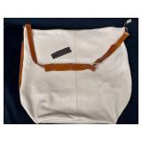 Chiarugi Very Large Leather Shoulder Bag Made in I