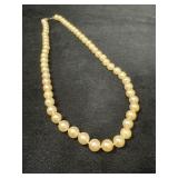 17-Inch Pearl Necklace with 14k Gold Clasp