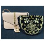 Two Handbags: Day Bag and Evening Bag