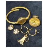 Two Watches, Two Pairs of Earrings, and Lighthouse