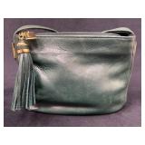 Tignanello Crossbody Leather Bag in Dark Green